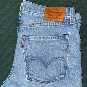 Levi’s Wedgies Straight Leg High Waisted Jeans